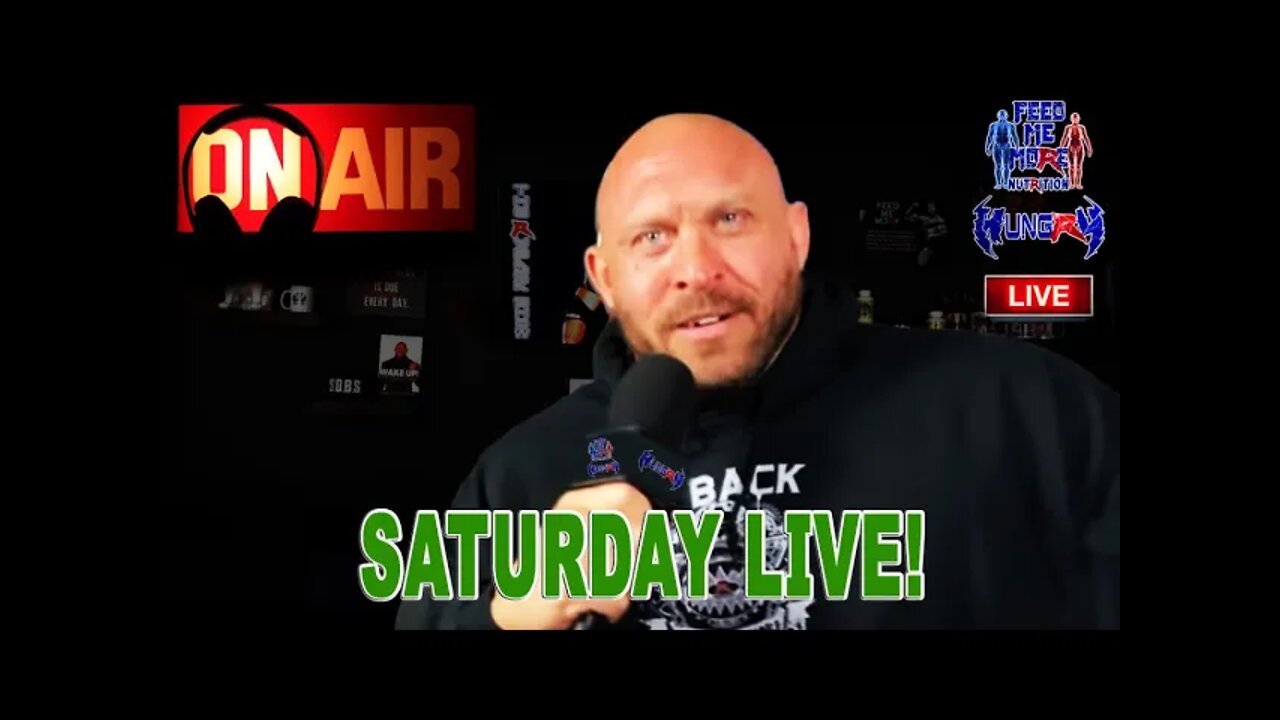 Ryback Feed Me More Nutrition Saturday Live Free Gym Bag