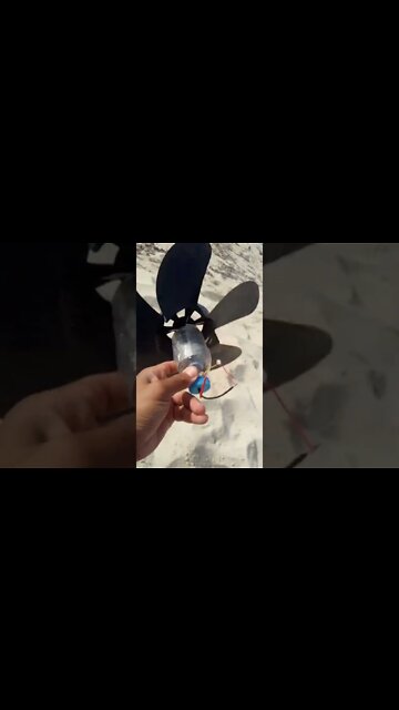 Super Simple and Effective Wind Generator Bright LED Light