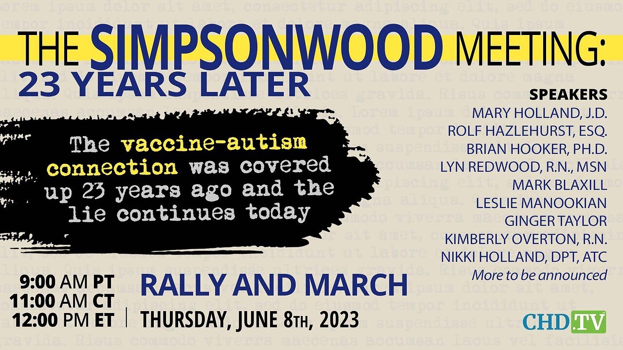 The Simpsonwood Meeting: 23 Years Later