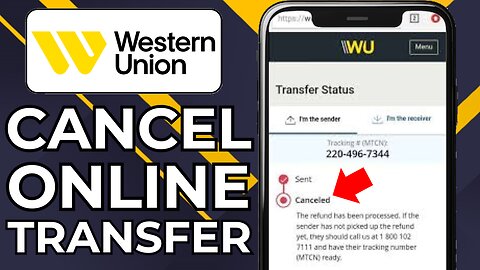 HOW TO CANCEL WESTERN UNION TRANSFER ONLINE