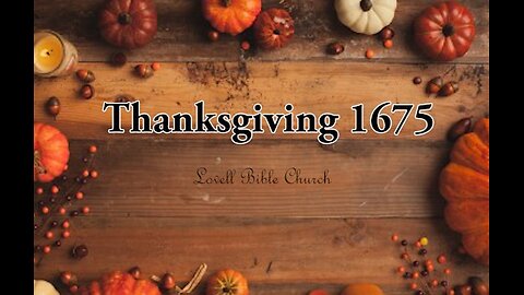 Thanksgiving 1675