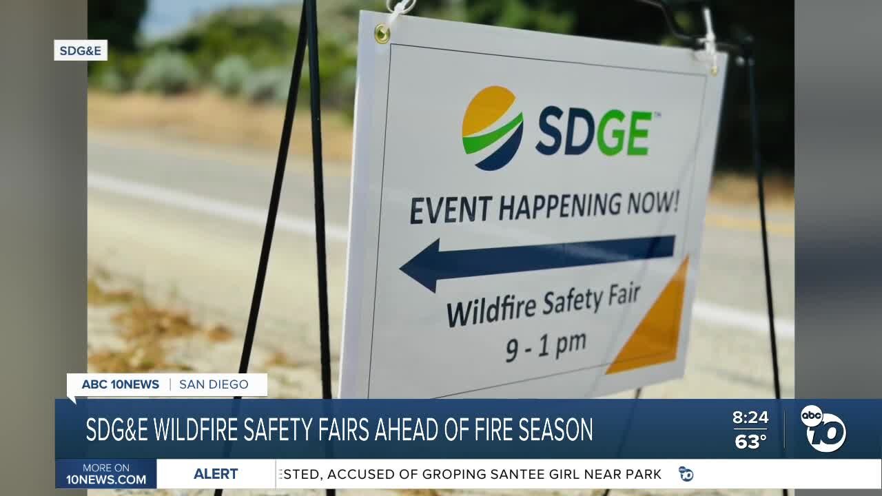 SDG&E holds wildfire safety fairs ahead of fire season