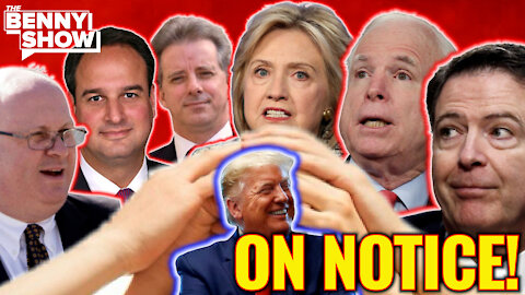 Trump Puts Hillary Clinton And Deep State ON NOTICE When Asked About RUSSIAGATE