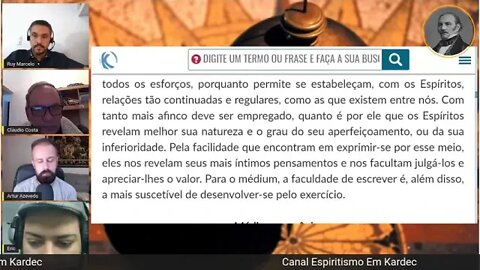 Dos Médiuns Escreventes ou Psicógrafos - Cap. XV - O Livro dos Médiuns