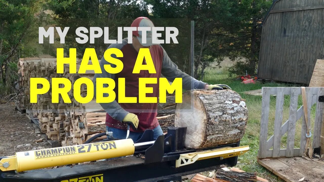 #191 Champion 27 Ton Splitter - Dislikes, Problems & Cycle Time Test