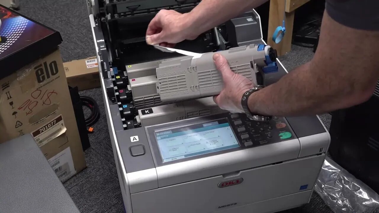 Dumpster Diving Oki Printer