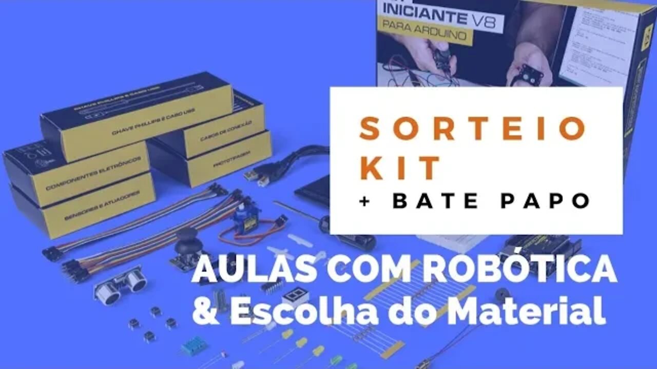 #Sorteio + Benefícios Robótica e Materiais @RoboCore @APLICAR - Ciências e Robótica