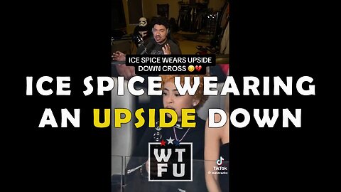 Did Ice Spice Wear An Upside Down Cross at Super Bowl 58?