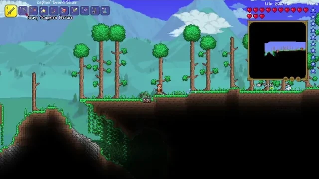 Modded Terraria: Hurtful Webgun