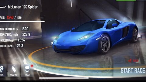 Asphalt 8, Airborne - McLaren 12C Spider