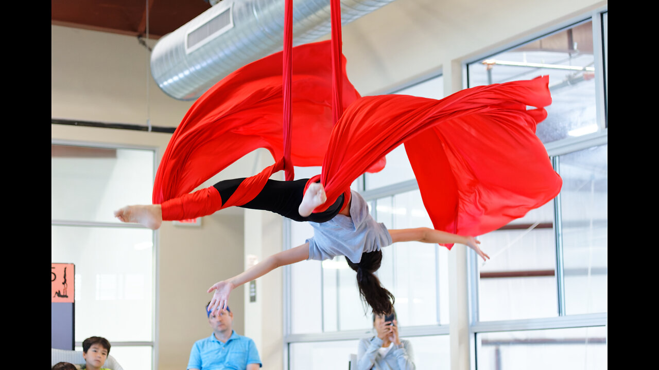 Drop Into Your Dreams With Aerial Silks!