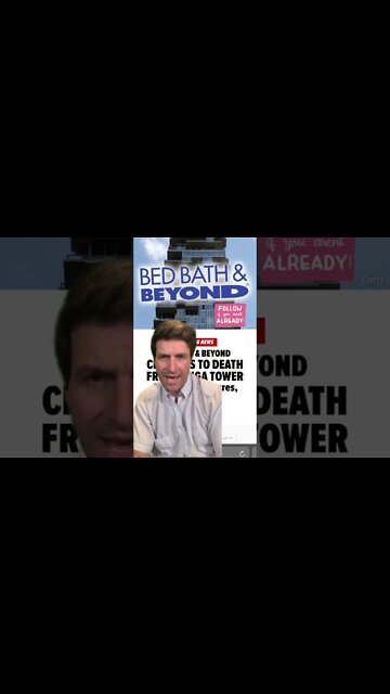 Bed Bath & Beyond CFO Jumps To His Death.. Was Under Investigation..