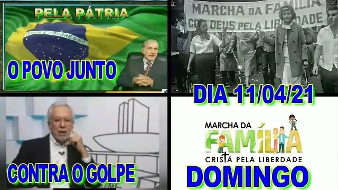 O POVO JUNTO CONTRA O GOLPE DIA 11/ 04 /2021.