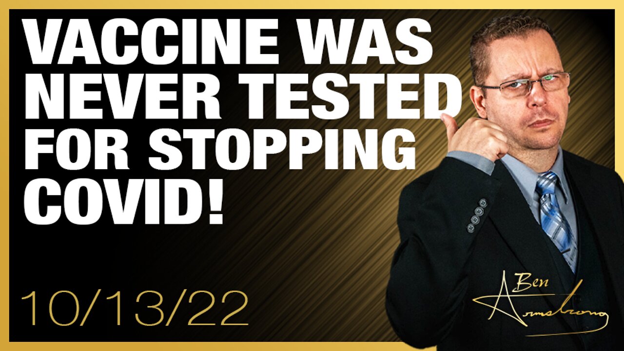 Vaccine Was Never Tested For Stopping COVID! Pfizer Director Admits