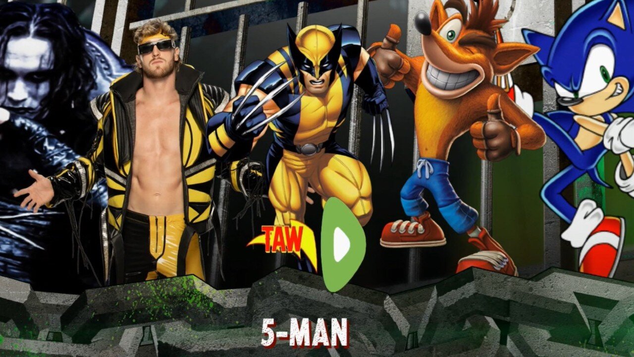 TAW - 5-Way Elimination Match - 12/8/24 WWE 2K23