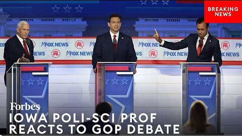 How DeSantis, Pence, & Ramaswamy Performed At GOP Primary Debate: lowa Politics Professor Reacts