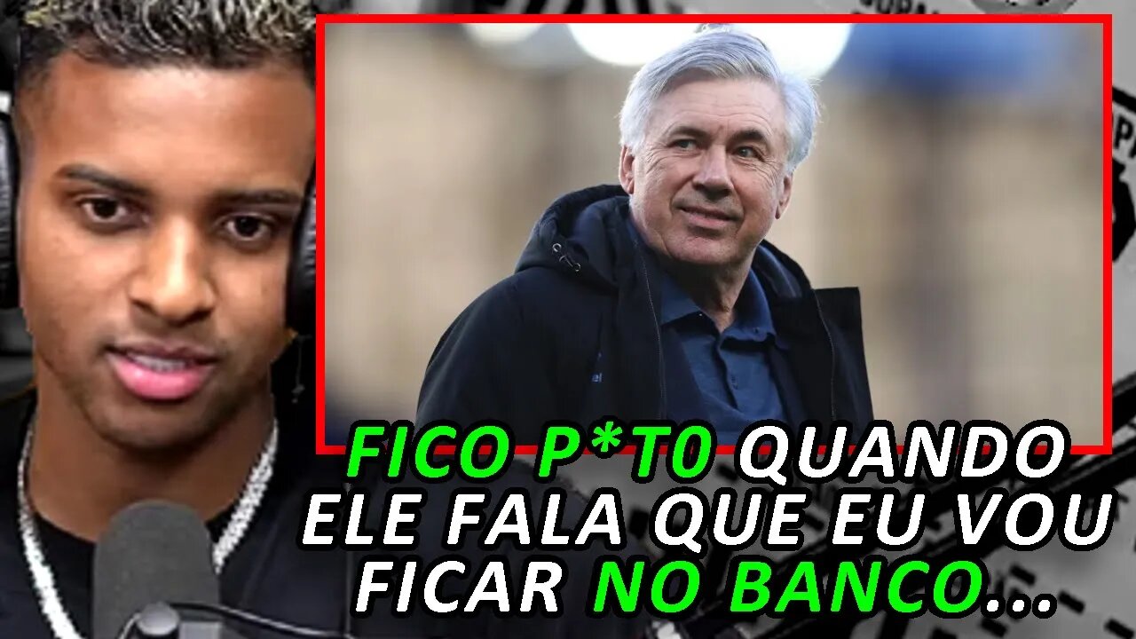 RODRYGO GOES SOBRE ANCELOTTI (TÉCNICO DO REAL MADRID) (RODRYGO GOES - Podpah #417) FlowPah Cortes