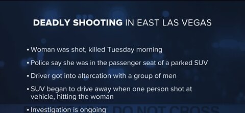 Passenger in SUV shot during confrontation in Las Vegas, police say