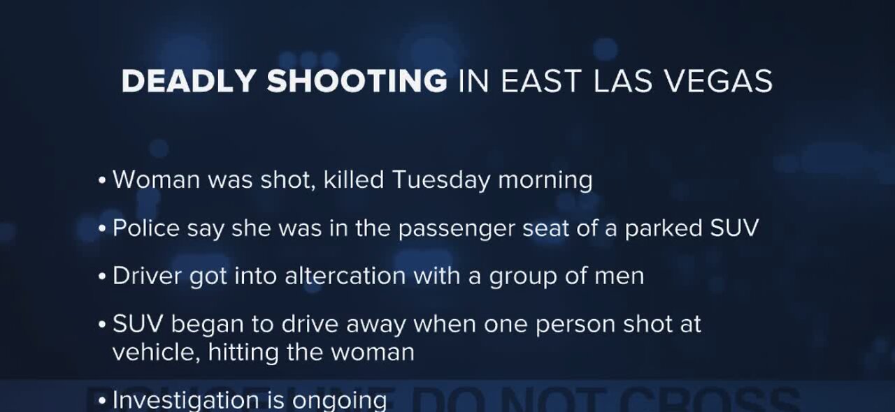 Passenger in SUV shot during confrontation in Las Vegas, police say