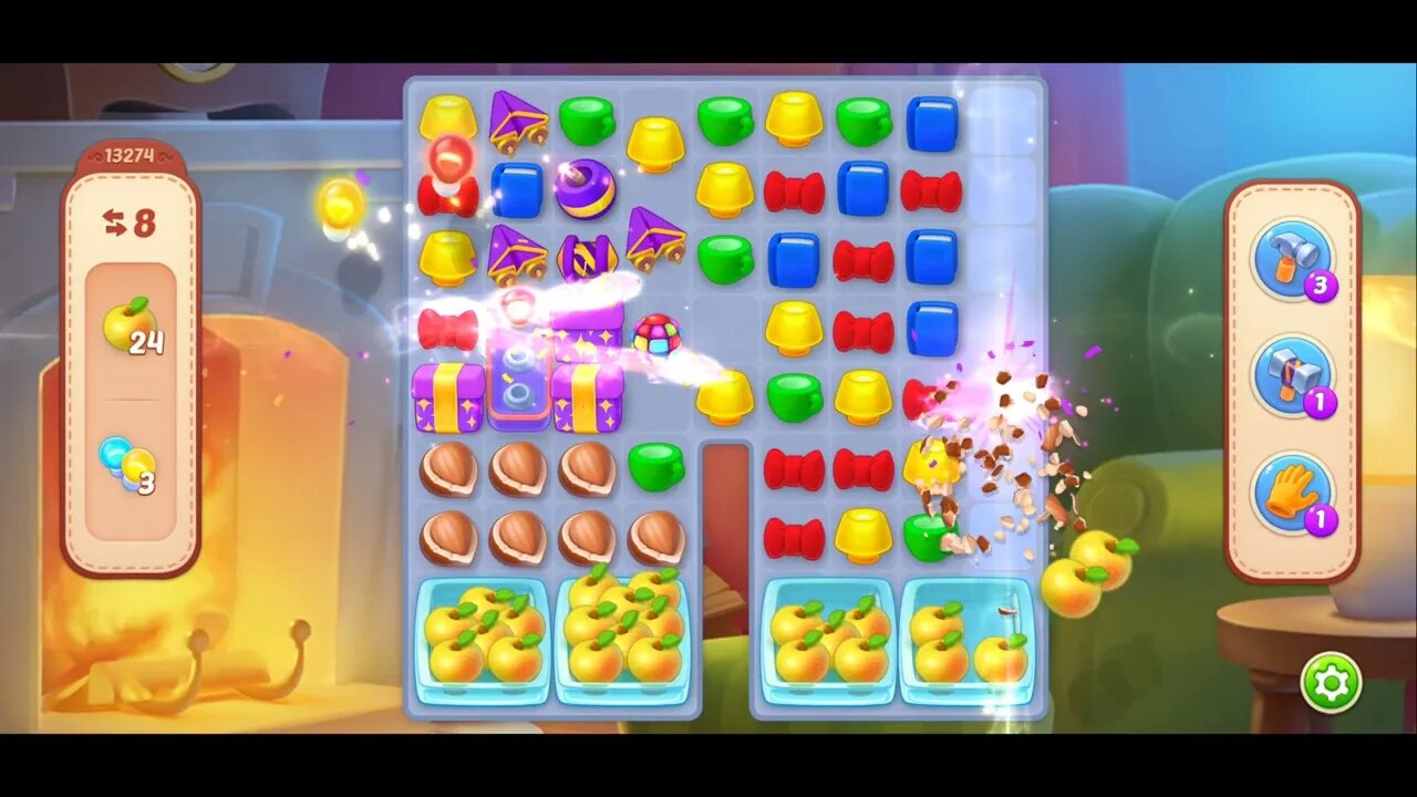 Playrix Homescapes Gameplay Walkthrough Level 13274