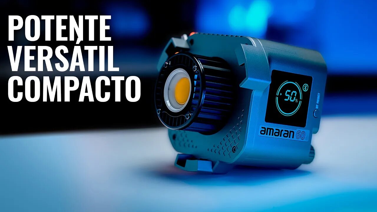 🔴 LED COMPACTO, LEVE E POTENTE, LED AMARAN 60d [Review]