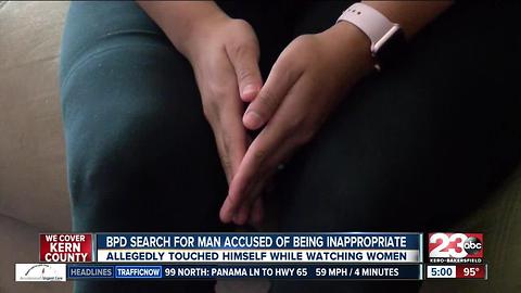 BPD searching for man accused of touching himself inappropriately