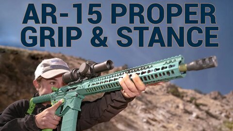 Proper Grip and Stance for AR-15 Rifles