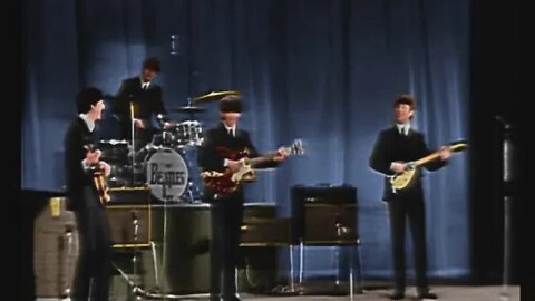 The Beatles - Till There Was You (royal variety show) [COLORIZED]