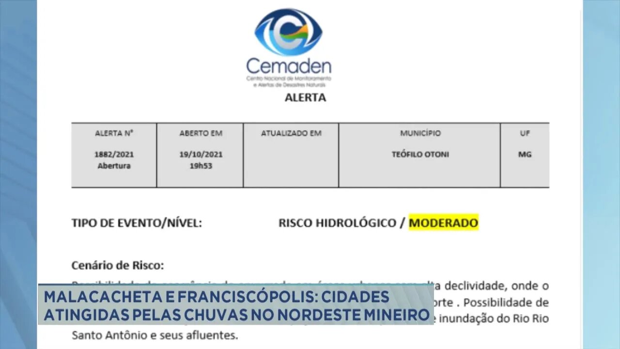 Malacacheta e Franciscópolis: cidades atingidas pelas chuvas no Nordeste Mineiro