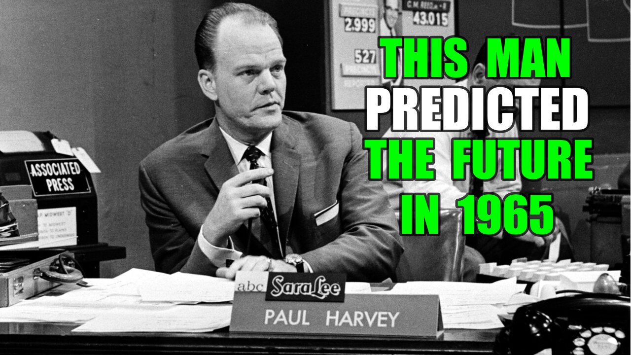 "If I were the DEVIL" Paul Harvey PREDICTED the FUTURE in 1965