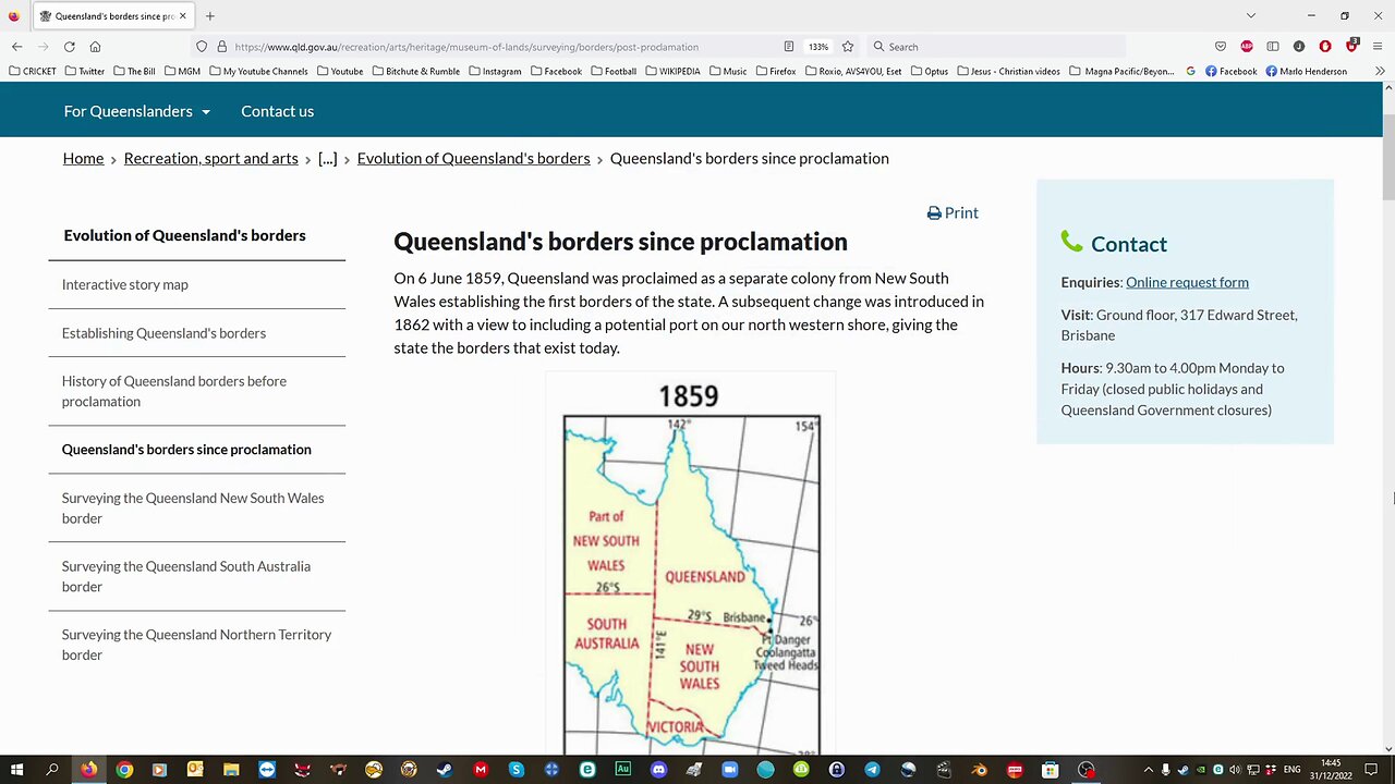 History of Queensland of the Western Border