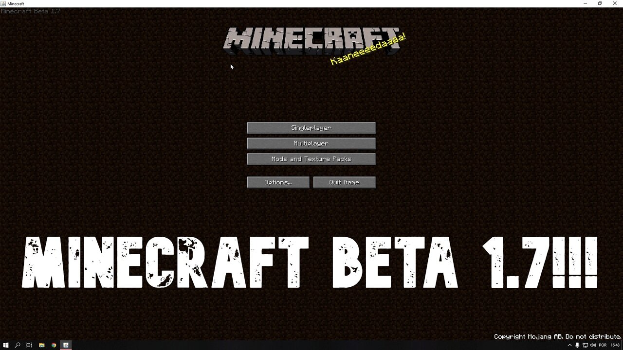 Relembrando os velhos tempos do minecraft!