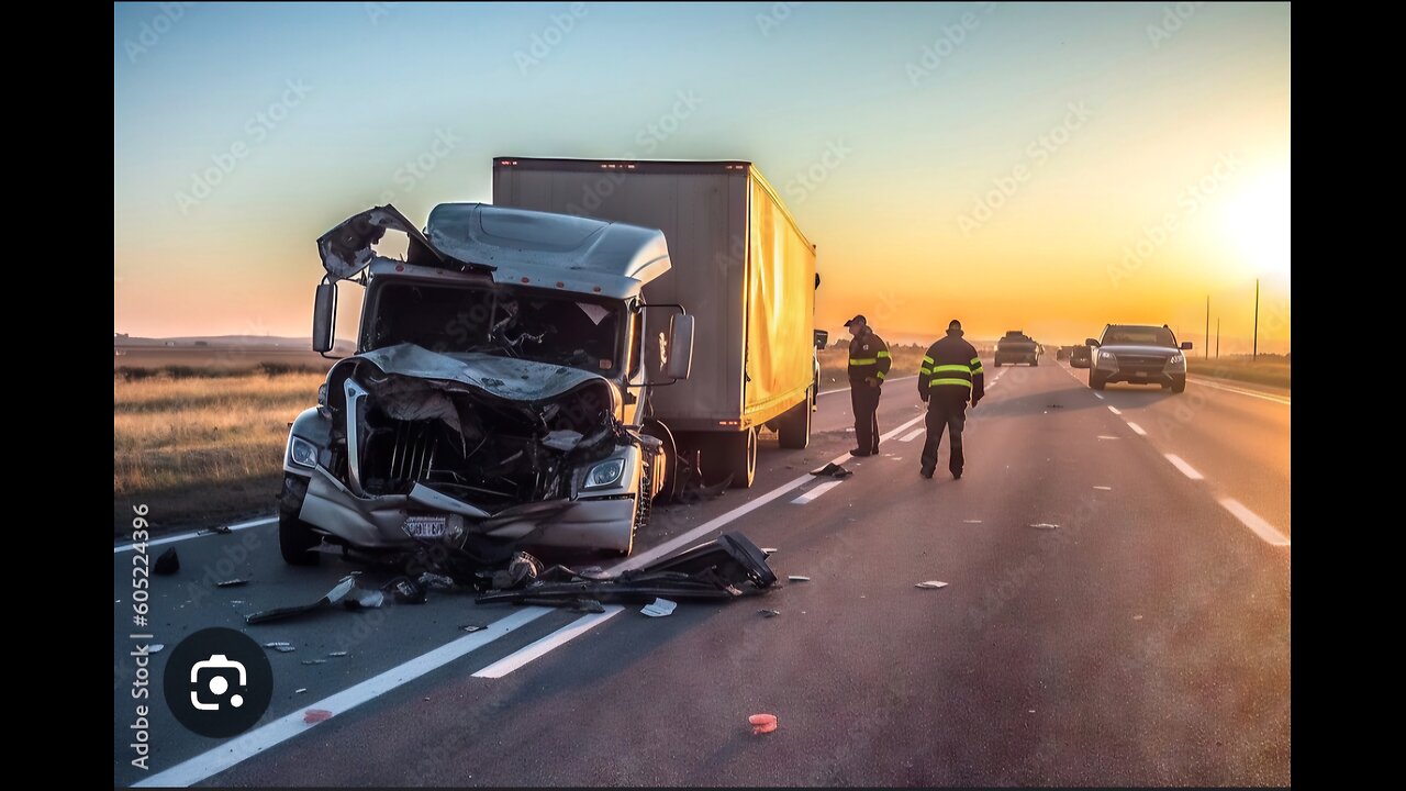 DEADLY MERGE: Over-Speeding Car Crashes into Truck on Highway!