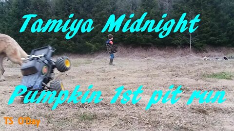 Tamiya Midnight Pumpkin First Gravel pit run!