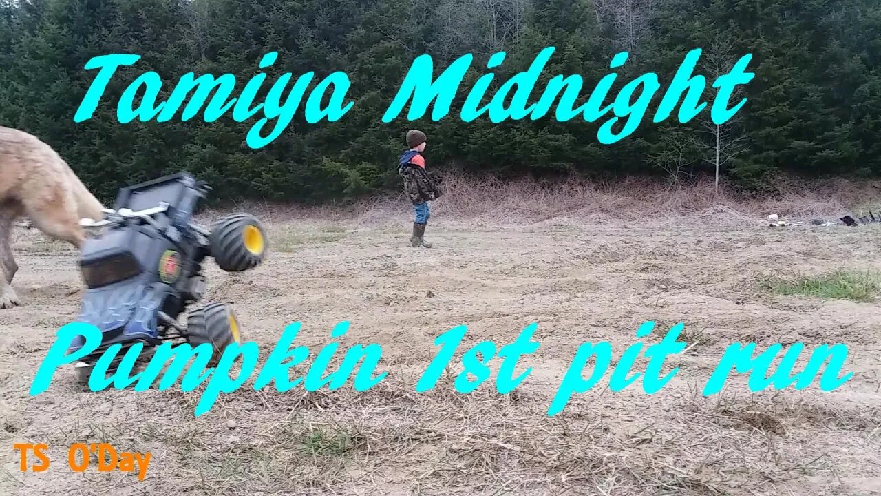 Tamiya Midnight Pumpkin First Gravel pit run!