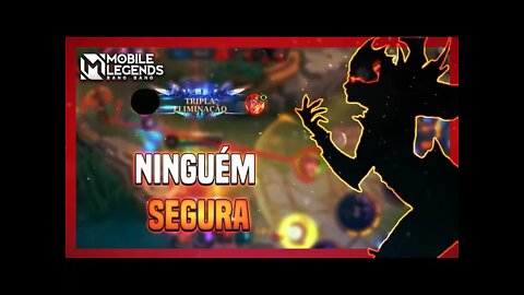 OLHA O NÍVEL DESSA HEROÍNA!!! NINGUEM PARA | Mobile Legends