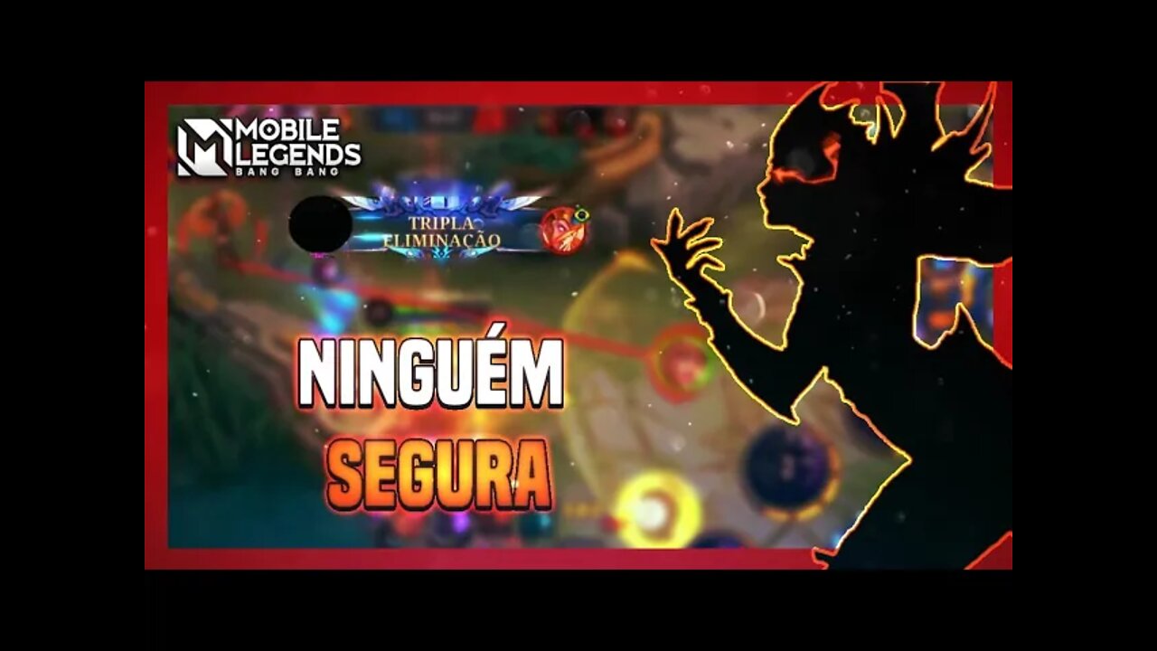 OLHA O NÍVEL DESSA HEROÍNA!!! NINGUEM PARA | Mobile Legends