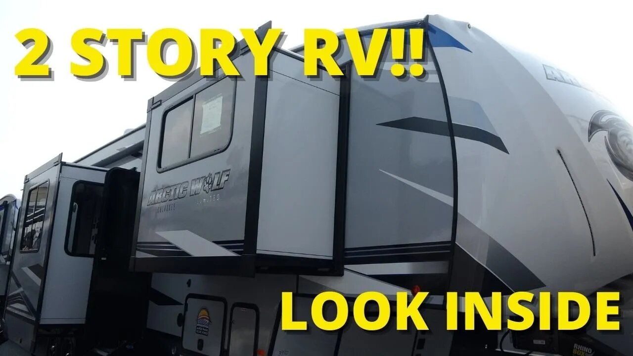 2 STORY FIFTH WHEEL! ULTIMATE KIDS BUNK! 2022 Cherokee Artic Wolf 3990suite by Forest River!