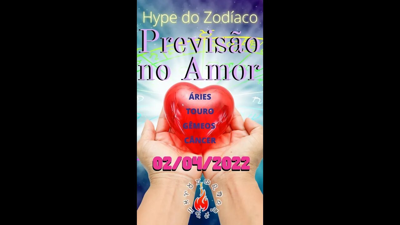 Previsão Para o Amor - 02 de Abril - Áries Touro Gêmeos Câncer #shorts