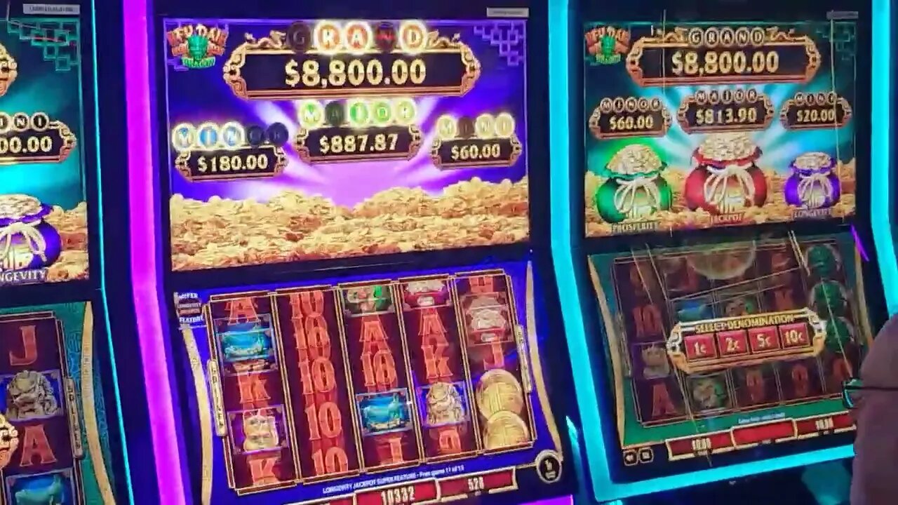 Second Bonus Round on Fu Dai Slot Machine on Carnival Legend July 2023 Group Slot Pull