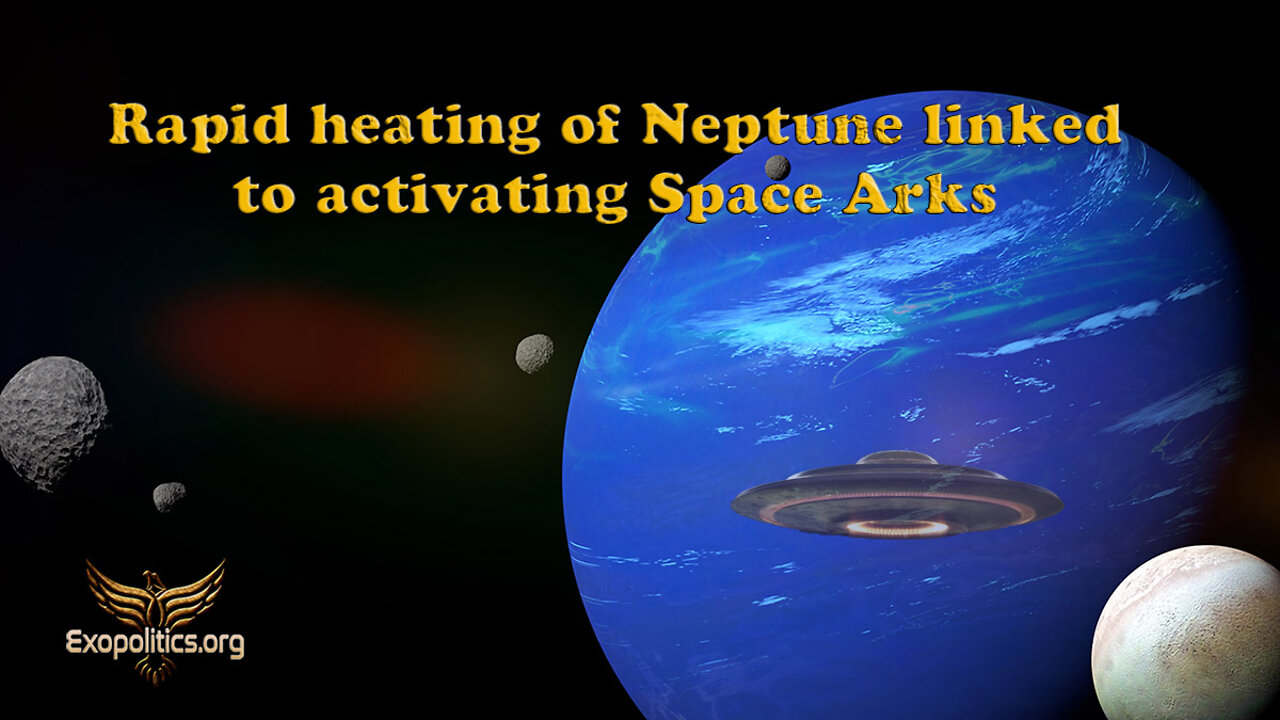 Rapid Heating of Neptune linked to activating Space Arks