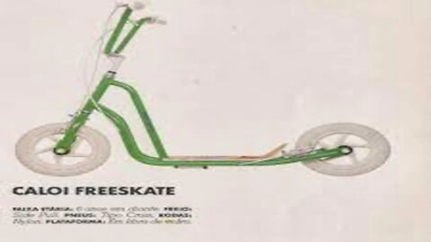 Comercial da Caloi Free Skate Patinete
