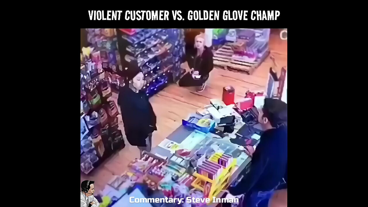 Violent Customer Meets Former Golden Glove Champ