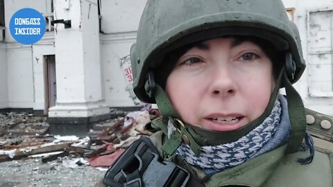 Donbass - Bureau de recensement militaire et théâtre dramatique de Marioupol - 13 avril 2022