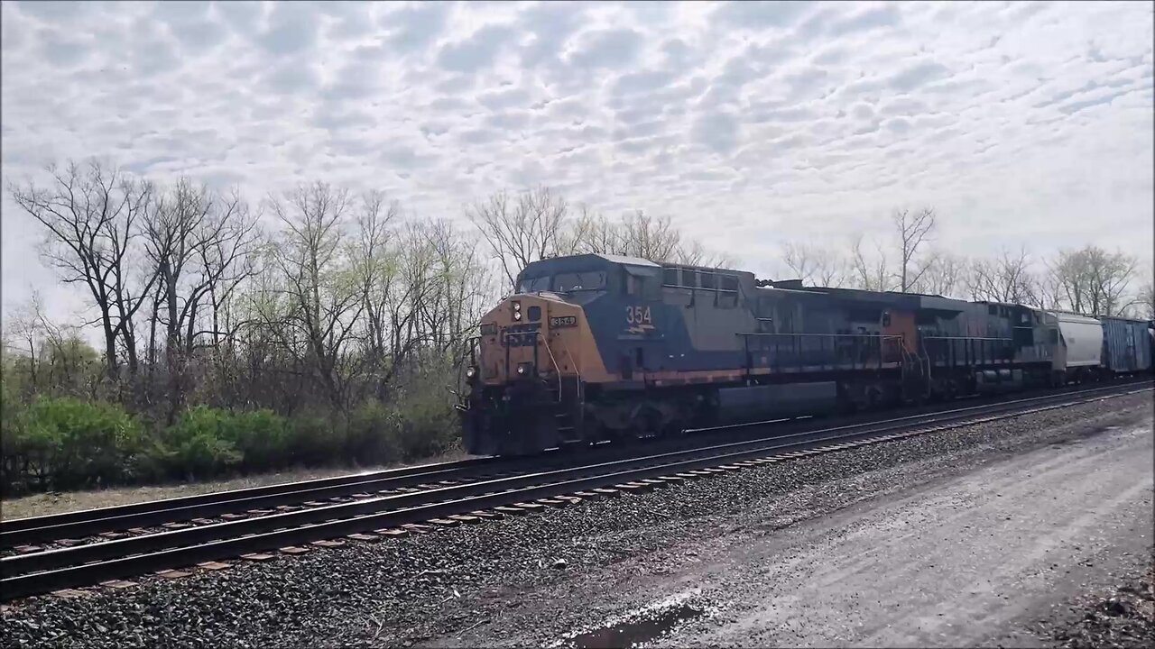 8 Minutes Of CSX, A summary of the day with focus on GE Locomotive Power