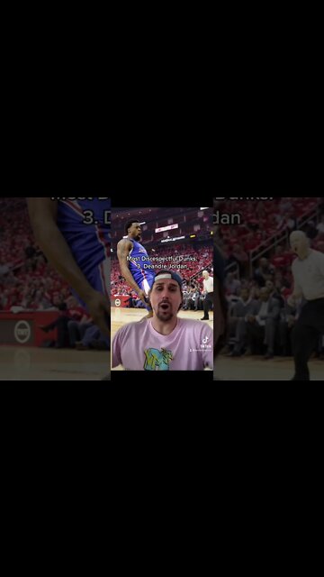 Most Disrespectful Dunks NBA History #shorts