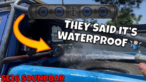 ECOXGEAR SoundExtreme SE26 Soundbar Installed on a Rock Crawler! Best Sound Bar for Offroad Use?