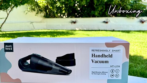 Minthouz Handheld Vacuum Cleaner Unboxing