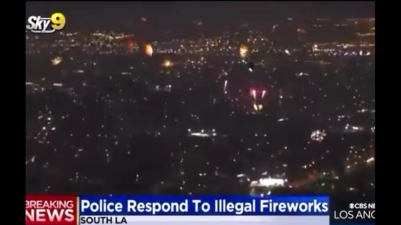 LA banned fireworks and this is how people responded