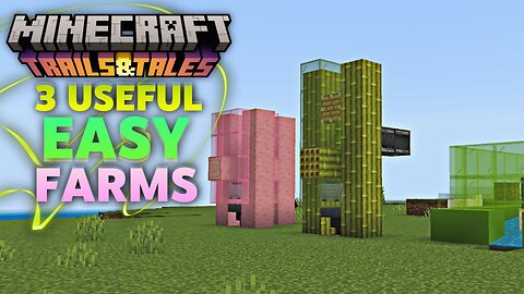 3 Easy Minecraft 1.20 Useful Farm Ideas